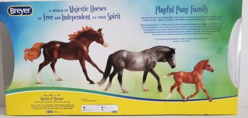 Breyer Horses Freedom Series Playful Pony Horse Family 3 pc. Set Scale 1:12 NIP - Picture 11 of 17