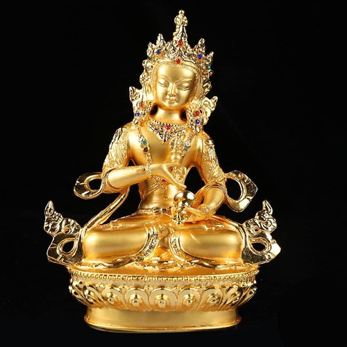 Vajrasattva 14.5cm Buddha Alloy Metal Buddhist Home Office Decorate Statue - Picture 2 of 6