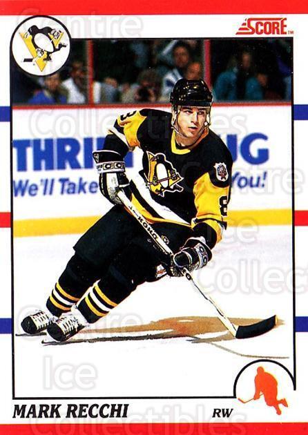 1990-91 Score Canadian #186 Mark Recchi
