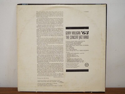 GERRY MULLIGAN '63 THE CONCERT JAZZ BAND MONO LP VINYL ALBUM | eBay