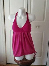 Kyodan Women's Size M/M Pink Activewear Drawstring Bottom Tank