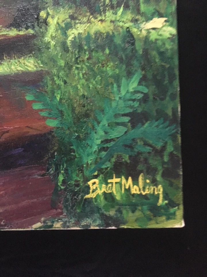 Pintura al óleo vintage. Foto 2 de 4