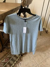 NWT Eileen Fisher Dawn Organic Linen/Cotton Slub Crew Neck Tunic Size S/P $198