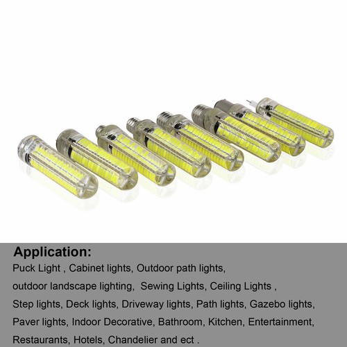 Dimmable G4 G9 E12 E14 B15 GY6.3 12W 4W Silicone Crystal LED Corn Light Lamp SSC - Picture 4 of 14