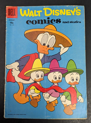 Walt Disney's Comics and Stories 208 Vol 18 #4 Dell Silver Age 1958 Comic