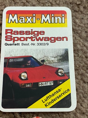Collectible Maxi-Mini Rassige Sportwagen Lufthansa Kinderservice race sport cars - Picture 2 of 12