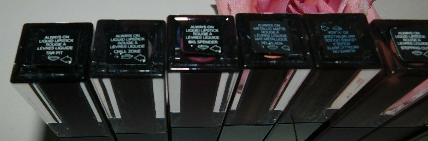 Smashbox Always On Liquid Lipstick Lot of 10 Full Size BRAND NEW