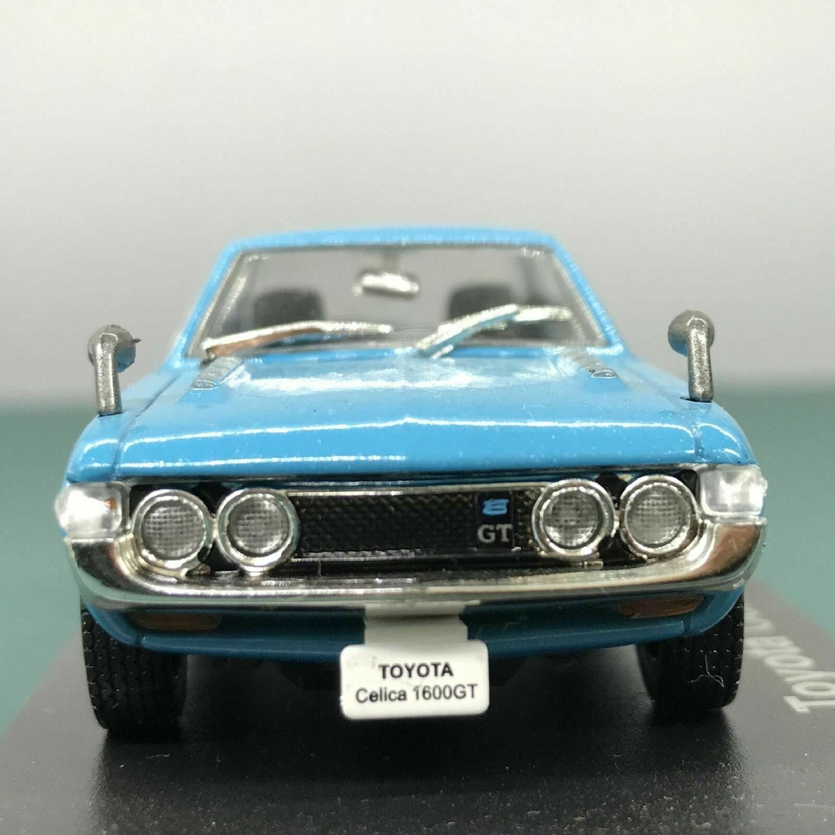 Mini Car Toyota Celica 1600GT 1970 Blue 1/43 Scale Box
