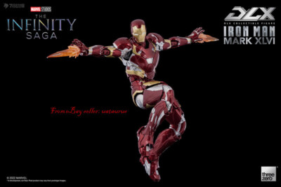 Perfect Threezero 1/12 The Infinity Saga Dlx Iron Man Mark 46 In