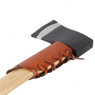 Tourbon Retro Leather Axe Sheath Holster Haft Collar Handle Guard Ax Cover Camp Tourbon Retro Leather Axe Sheath Holster Haft Collar Handle Guard Ax Cover Camp