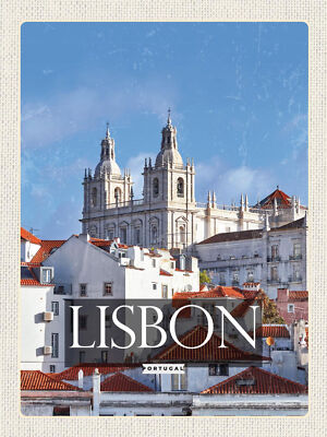 Schild Lisbon Lissabon Portugal São Vicente de Fora 12x18 20x30 30x40 Blech/Holz