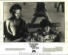 1993 Press Photo Joan Allen & Max Pomeranc in "Searching for Bobby Fischer"