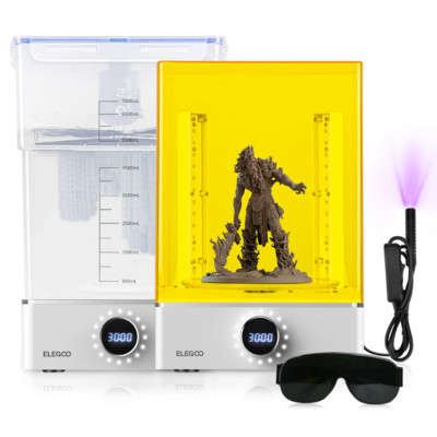 ELEGOO Mercury XS Bundle Große Wasch und Aushärtemaschine für LCD Gedruckte Mode