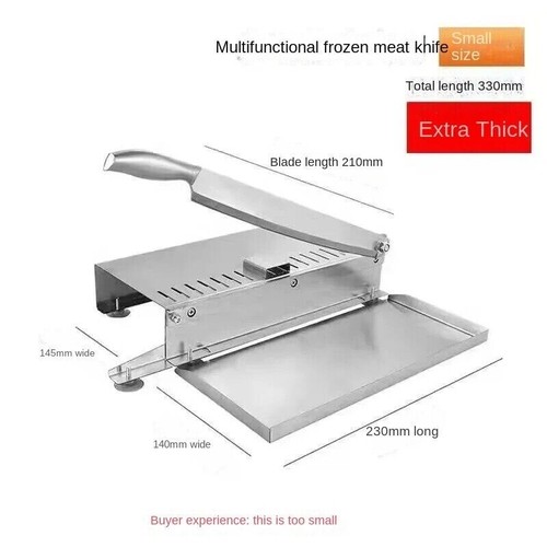 304 Stainless Steel Multi-functional Frozen Meat Guillotine Cutting Machine - Picture 7 of 9