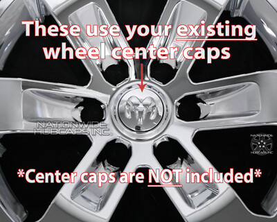 2009-2012 Dodge Ram 20 Chrome Wheel Skins CCI Imposter IMP331X Set of