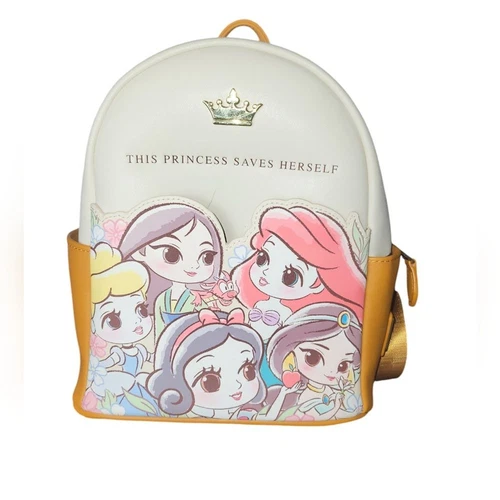 LoungeFly Chibi The Princess Saves Herself Disney Backpack