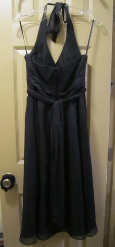 GR. 2 WHITE HOUSE BLACK MARKET LBD LITTLE BLACK NECKHOLDER TOP KLEID, PARTY, WHBM EUC - Bild 6 von 6