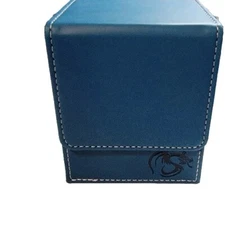 BCW Blue Deck Case LX Gaming Card Holder Magnetic Magic Gathering Storage Box