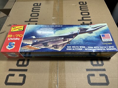 Lindberg B70 Bomber Aircraft (Re-Issue) - Plastic Model Airplane Kit - 1/180