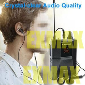 EXMAX EX-938 Wireless Audio Voice Transmission Tour Guide System For Teach 1T10R - Picture 14 of 17
