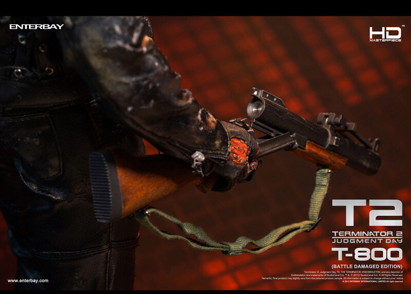 エンターベイ ターミネーター2 T-800 1/4 ENTERBAY Enterbay 1/4 T-800 Terminator 2 Judgement Day Review - YouTube