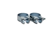 2 x HJS Auspuffschelle Breitbandschelle Schelle Typ VAG Ø 50 mm u.a. für AUDI/VW