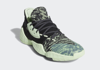 Adidas James Harden “Glow Green” Vol. 4 Black Basketball Shoes
