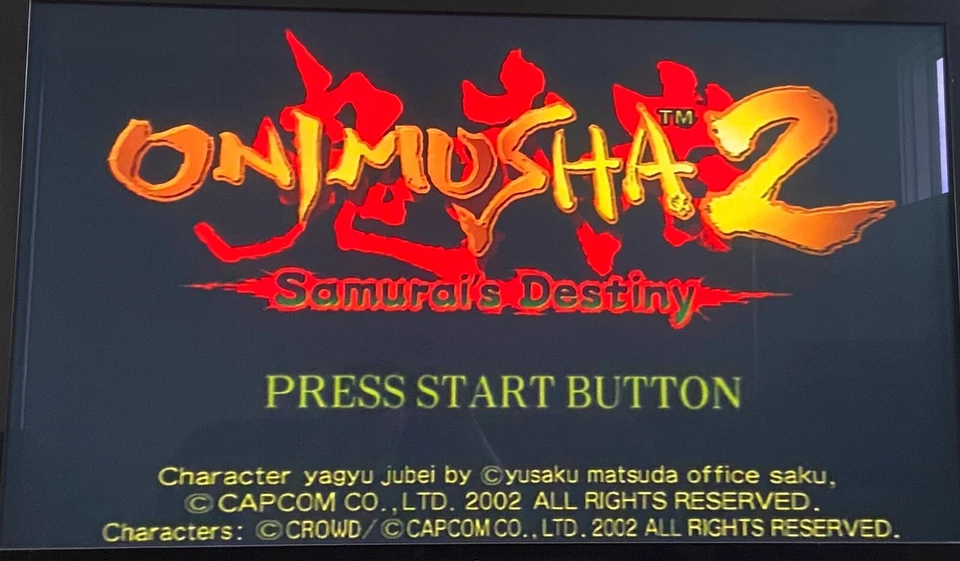 Onimusha 2: Samurai's Destiny Review Version PlayStation 2 PS2 2002 Pre-release - Image 2 of 4