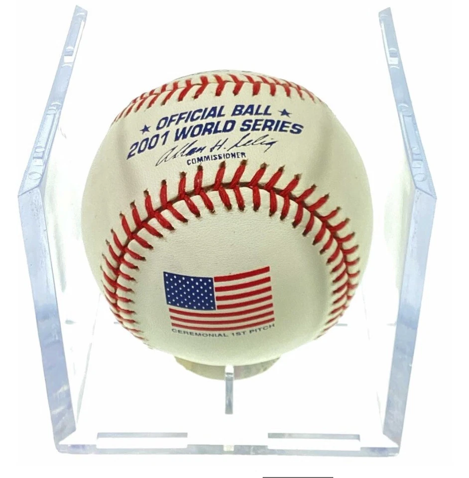 BOB BRENLY Autographed 2001 World Series Official Baseball  - Image 2 of 4