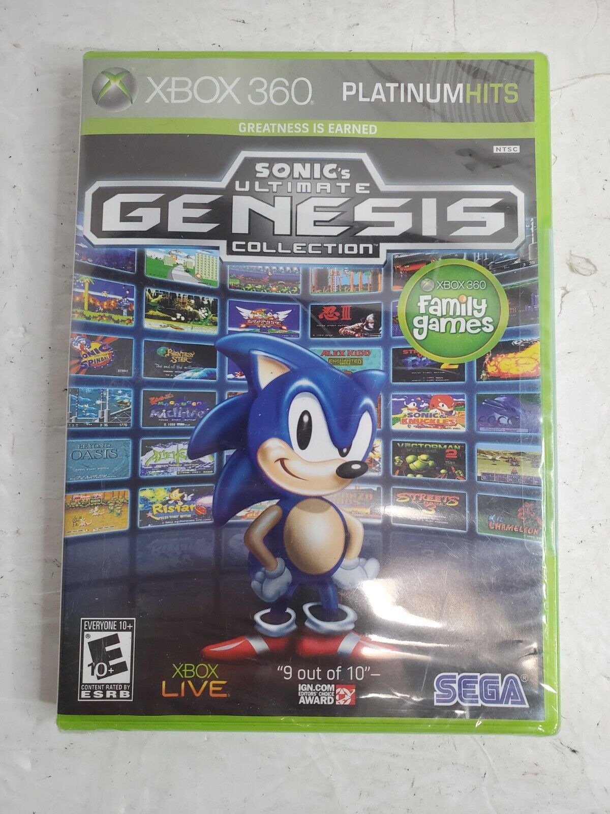 XBOX 360 GAME SONIC ULTIMATE GENESIS COLLECTION NEW 10086680348