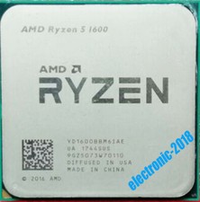 AMD Ryzen 5 1600 R5-1600 6-Core 3.2-3.6 GHz Socket AM4 65W Desktop CPU Processor