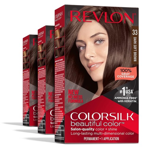 Revlon Colorsilk Color Permanent 3D Radiant Hair Color *CHOOSE SHADE* 3Pack - Picture 26 of 41