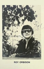 Roy Orbison -- Signed Vintage Photo Postcard Copy