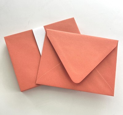 Paper Source A2 envelopes 4 3/8'' x 5 3/4'' Papaya - European Flap
