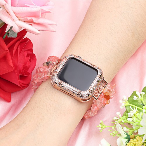 Luxry Metallrahmen Case Cover für Apple Watch 9 8 7 6 5 4 3 2 SE 42/40/44/41/45mm - Bild 24 von 29