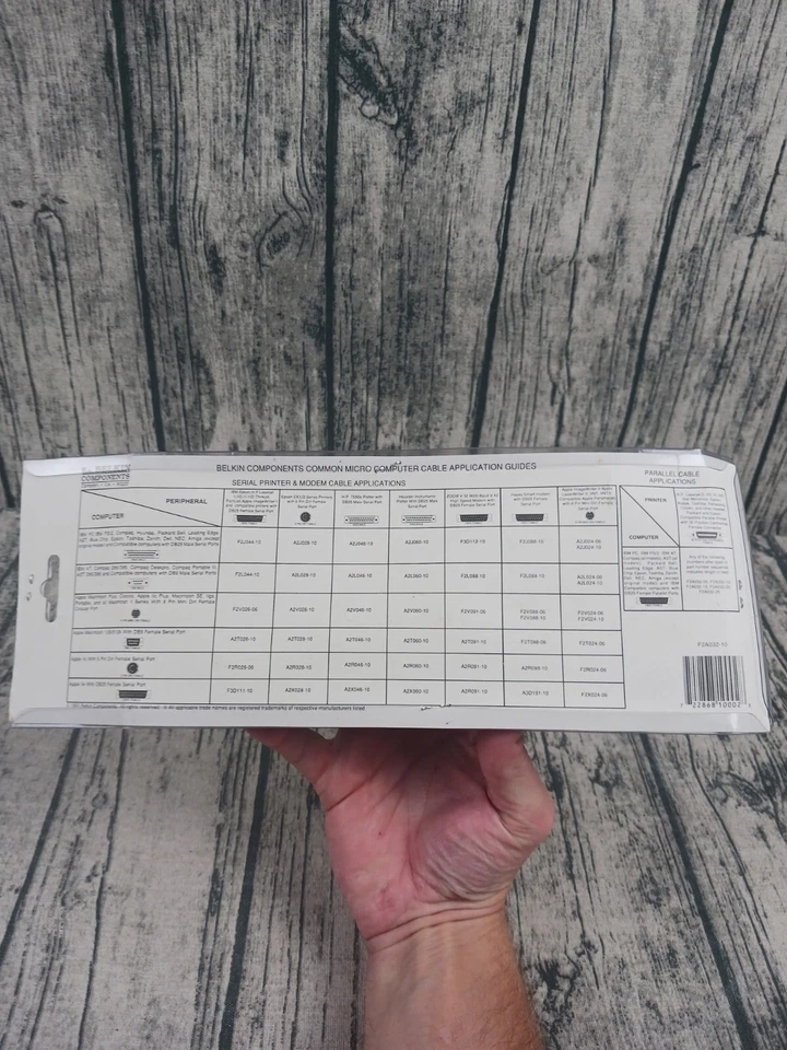 Belkin - IBM Compatible Parallel Printer Cable 10 Feet (F2A032-10) Brand New - Image 3 of 3