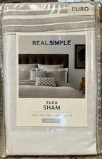 Real Simple Soleil Khaki Euro Sham Pillow Sham