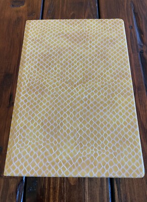 Genuine VERTU notebook diary journal in Cream Leather Extremely RARE Must Have 