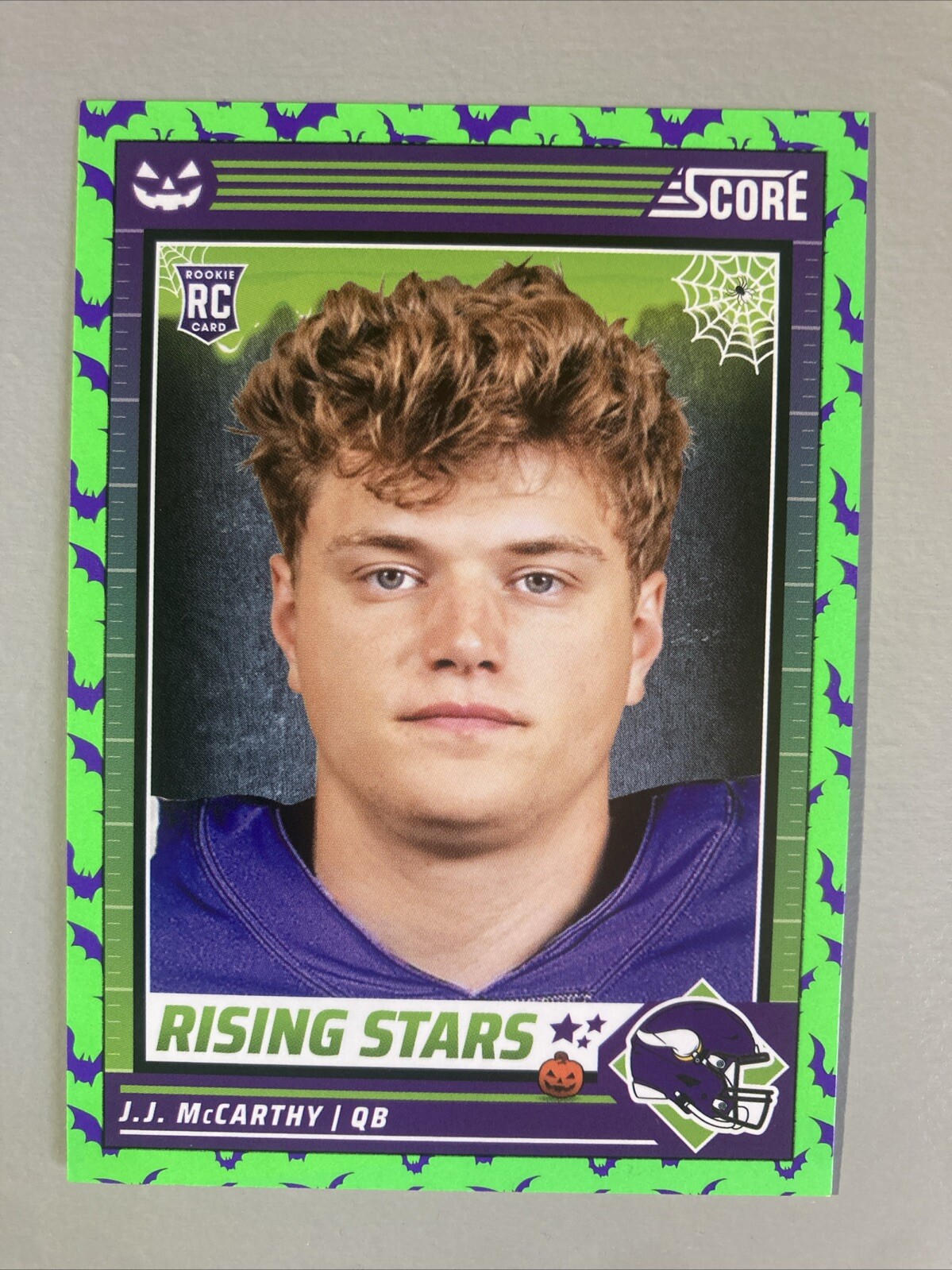 2024 Score A Treat JJ McCarthy Bats Rookie No.19