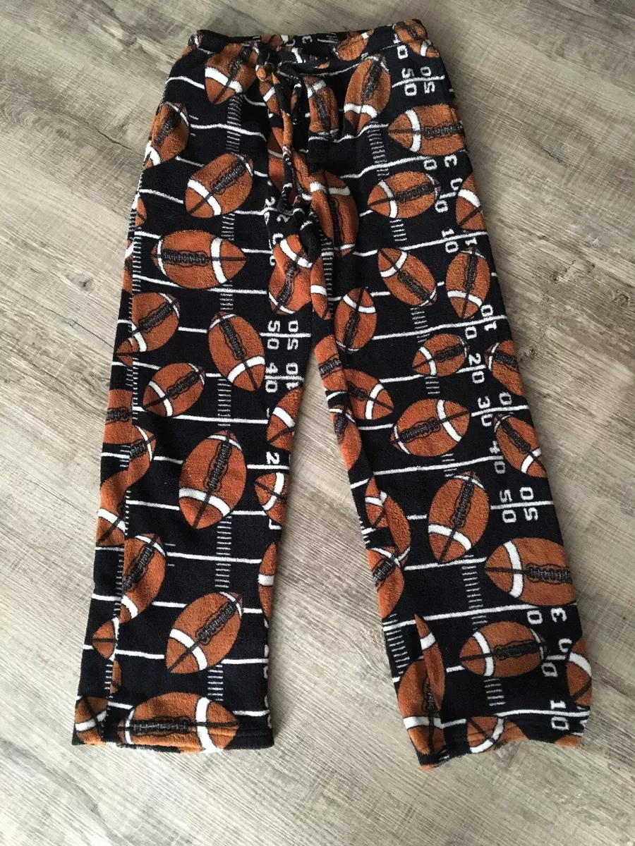 Joe Boxer Men's Lounge Pajama Pants Fleece Football Size S