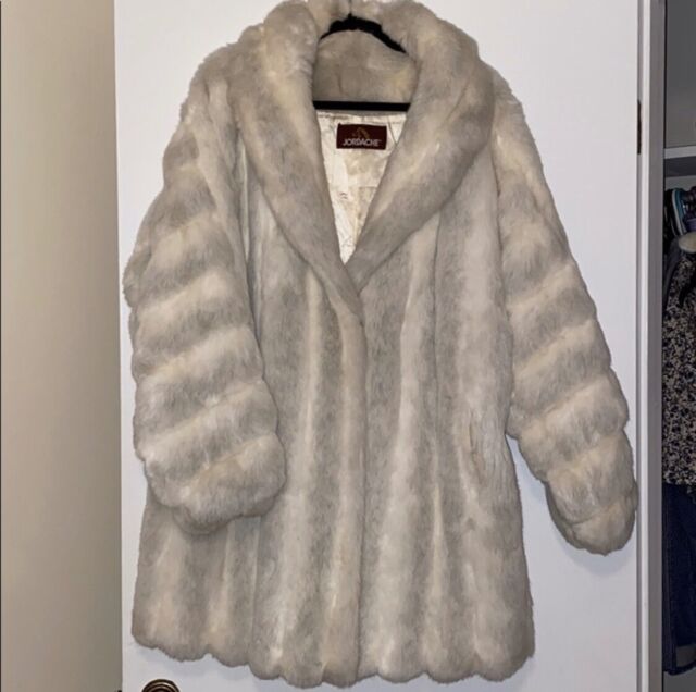Jordache Fuax Fur Coat | eBay