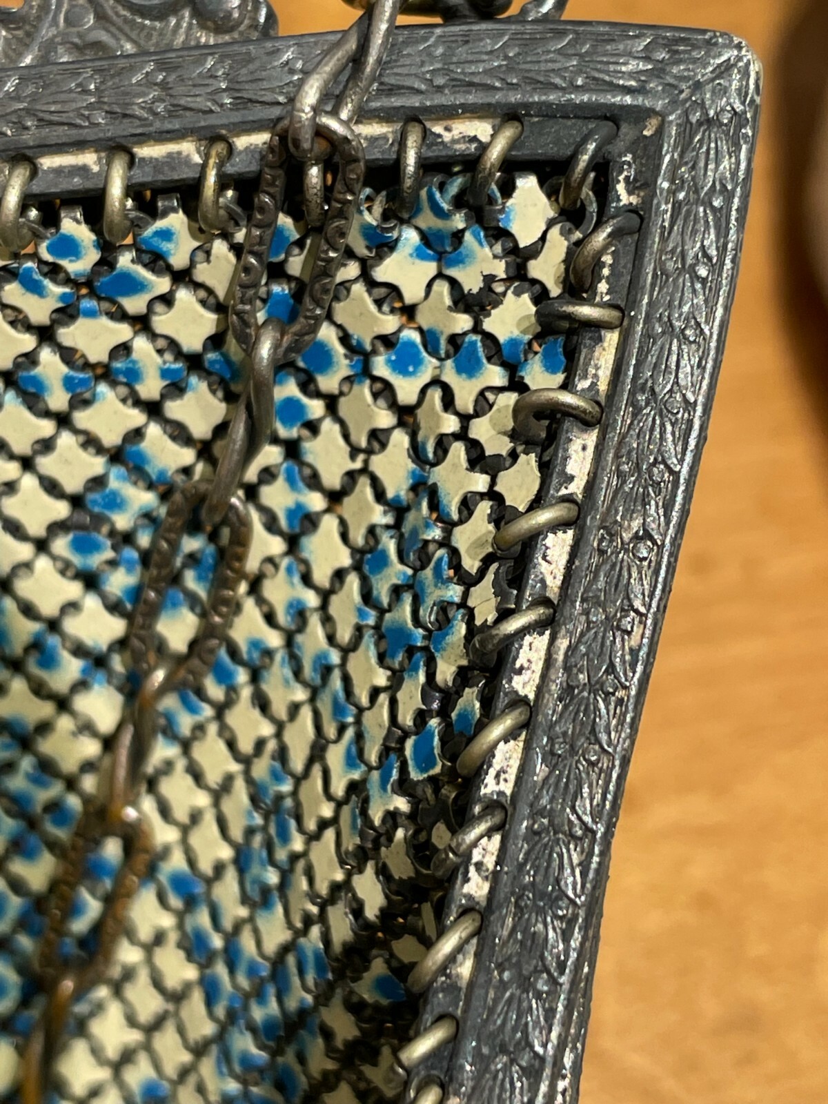 Antique 1920's Mandalian Mesh Bag - image 6