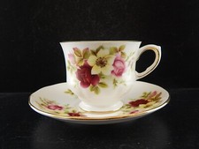PREZIOSA PORCELLANA INGLESE RIDGWAY QUEEN ANNE TAZZA VINTAGE BONE CHINA A294