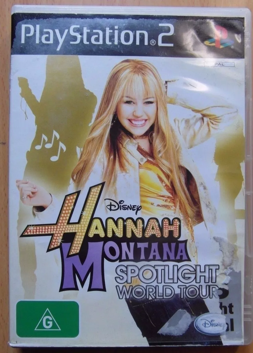 Jogo Da Disney Hannah Montana Spotlight World Tour Para Ps2 em