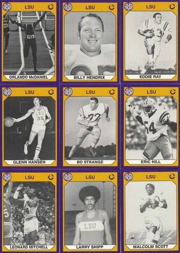 LSU (Louisiana State University) 1990 COLLEGIATE COLLECTION CARD SET 1-200 mint - Picture 10 of 12