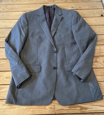 Michael Kors Men  s Suit Jacket size 42L Grey E7