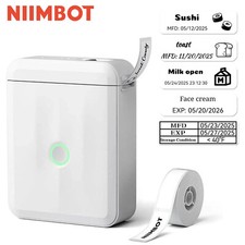 NIIMBOT Label Maker for Food Date Storage Labels Waterproof Label for Containers