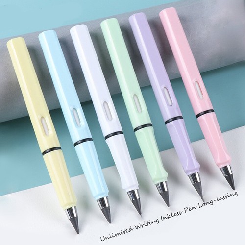 Inkless Pencil Unlimited Writing Everlasting Eternal Office Pen Student Reusable - Picture 2 of 21