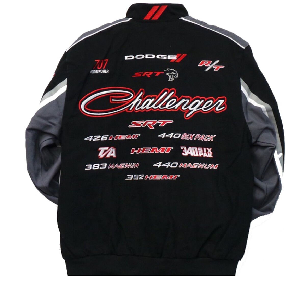 Authentic Dodge Challenger Racing Embroidered Cotton Jacket Authentic Dodge Challenger Racing Embroidered Cotton Jacket