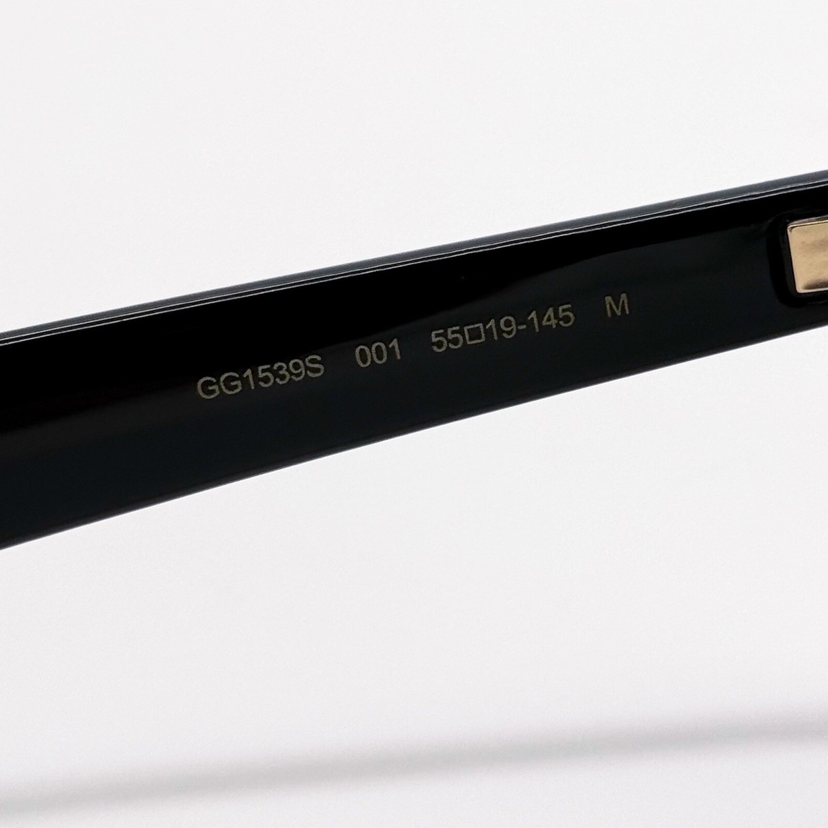 NEW GUCCI GG1539S 001 CAT EYE BLACK GREY UNISEX SUNGLASSES NEW GUCCI GG1539S 001 CAT EYE BLACK GREY UNISEX SUNGLASSES